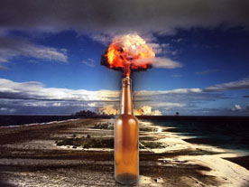 Пивные опыты и атомный взрыв